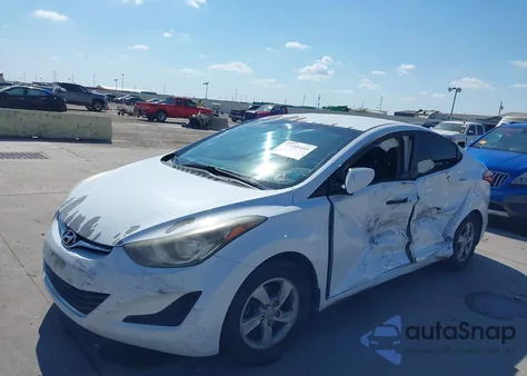 2015 Hyundai Elantra Se from USA, damaged, VIN 5NPDH4AE2FH625023